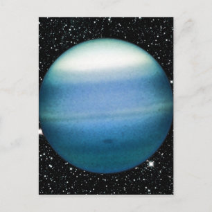 PLANET URANUS star background (solar system) ~ Postcard