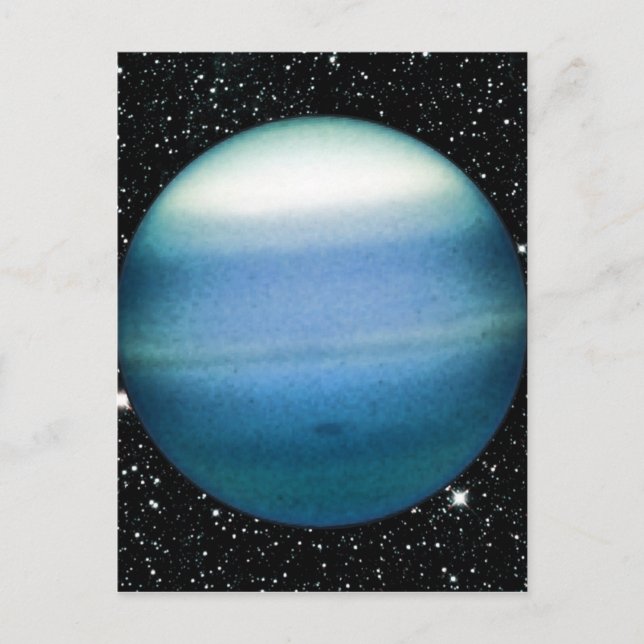 PLANET URANUS star background (solar system) ~ Postcard (Front)