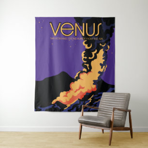 Planet Venus space art Photo Print Tapestry