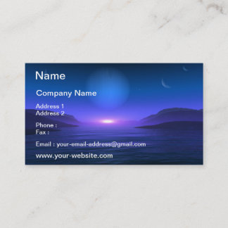 Planet Vision Business Card