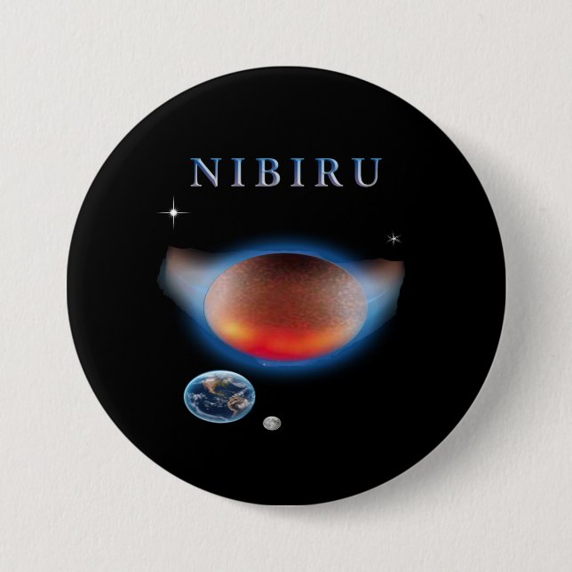 Planet X Nibiru 3 Inch Round Button (Front)