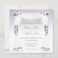 Planetarium Chuppah Wedding Invitation