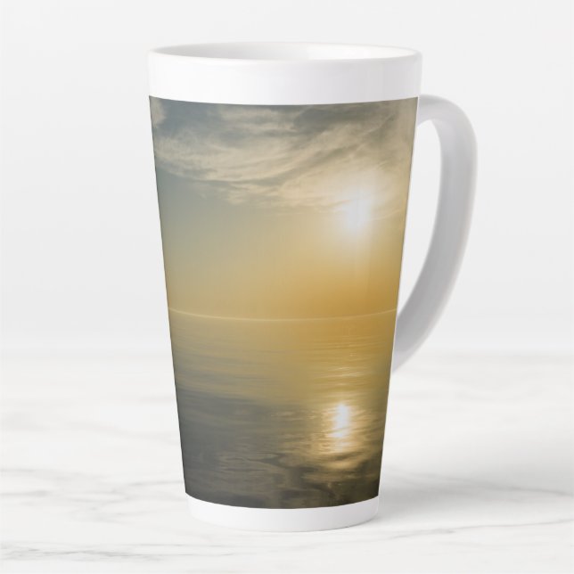 Planetarium Sunrise Latte Mug (Right Angle)