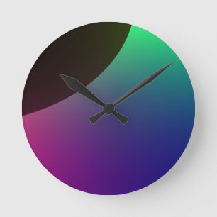 Planetary Aurora Wall Clock