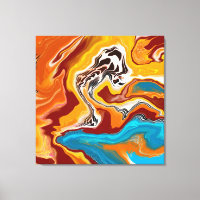 Planetary Bliss Fluid Digital Art  