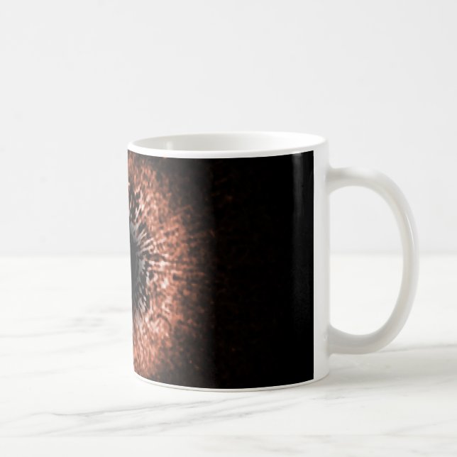 Planetary Debris Disc Encircling Yellow Dwarf Star Coffee Mug (Right)