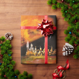 Planetary Dreamscape Wrapping Paper