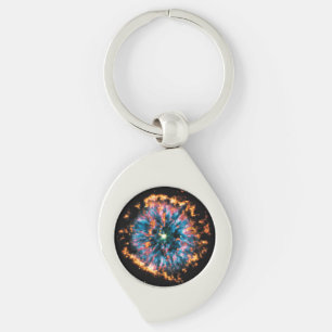 Planetary Nebula NGC 6751 Hubble Space Photo Keychain