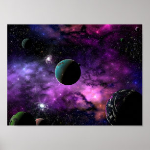 Planetary Space Poster