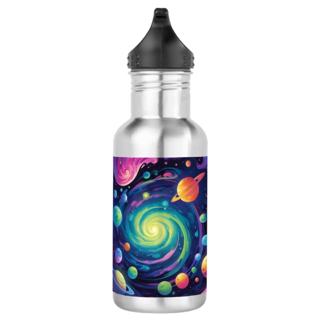 Planetary Spin   532 Ml Water Bottle (Right)