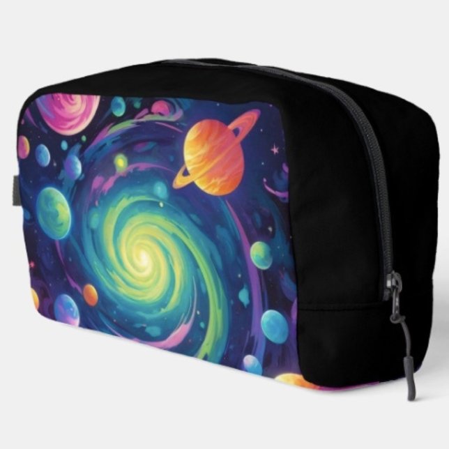 Planetary Spin Dopp Kit (Dopp Bag D: 9.5"x8"x3.75" Two-interior mesh pockets -  - one zippered and one elastic. Carry-handle.)