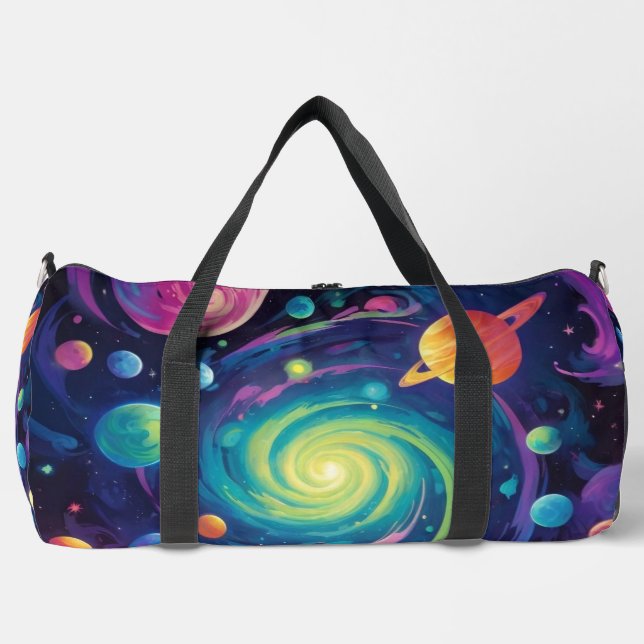Planetary Spin  Duffle Bag (Front)