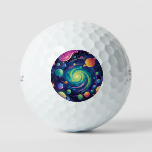 Planetary Spin Golf Balls