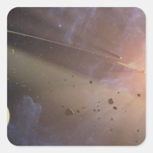 Planetary system Epsilon Eridani Square Sticker
