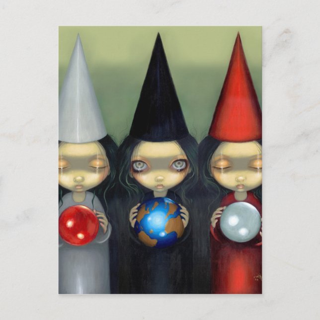 "Planetary Witches" Postcard (Front)