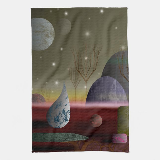 Planète Des Formes Serviette De Cuisine (Vertical)