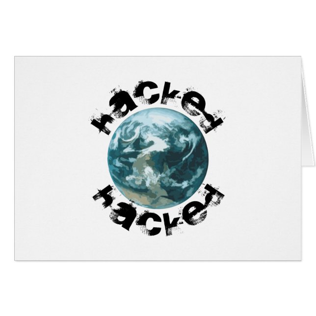 planète Terre piratée (Devant horizontal)