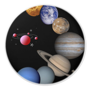 Planètes de boutons de porte