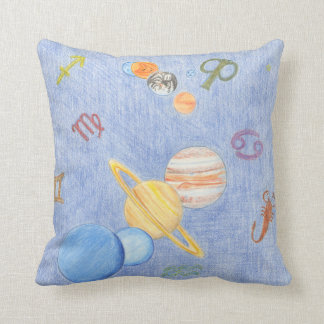 Planètes de zodiaque du coussin 13