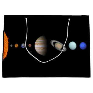 PLANÈTES du grand sac de cadeau de SYSTÈME SOLAI