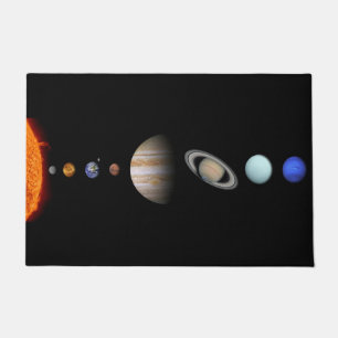 PLANÈTES du tapis de porte fait sur commande de