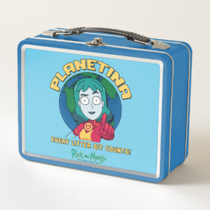 Planetina - Every Litter Bit Counts Metal Lunch Box