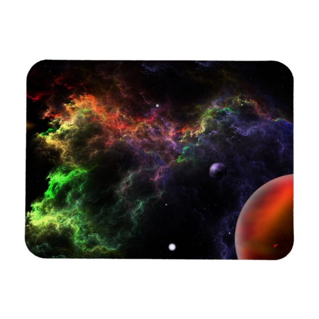 Planétoïdes - Nebula Cluster Photo Magnet (Horizontal)