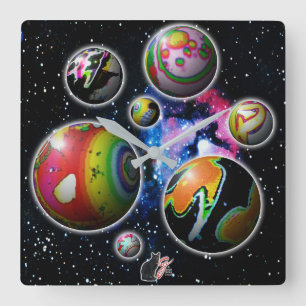 Planetoids Clock