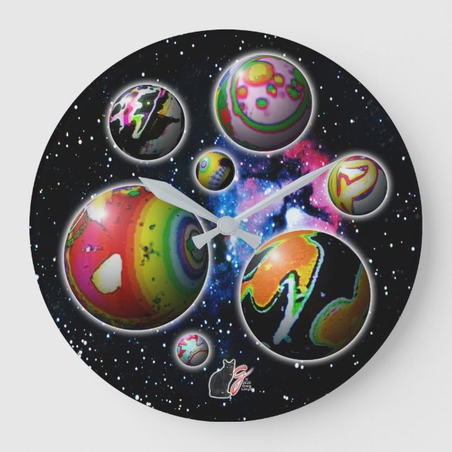 Planetoids Clock (Front)
