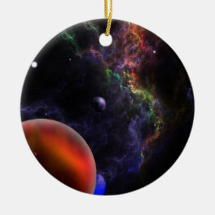 Planetoids In The Nebula Cluster RR90 Ornament