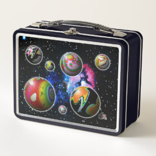 Planetoids Metal Lunchbox