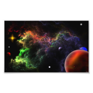 Planetoids - Nebula Cluster H Photo Enlargement Print