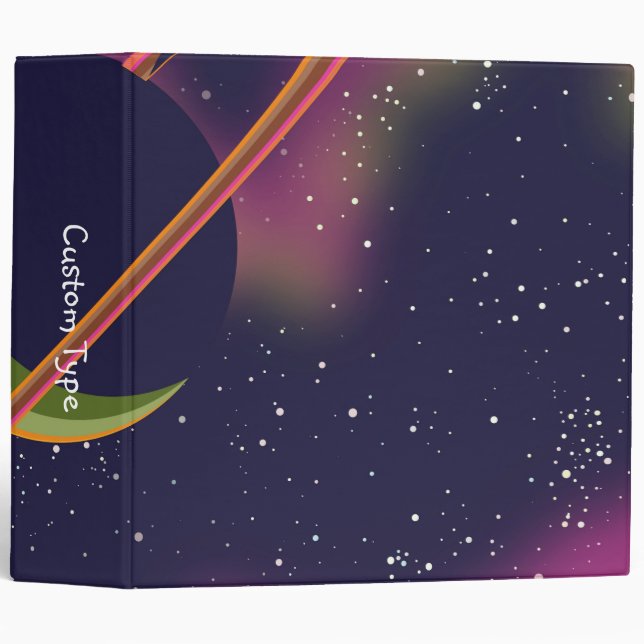 Planets and Stars Binder (Front/Spine)
