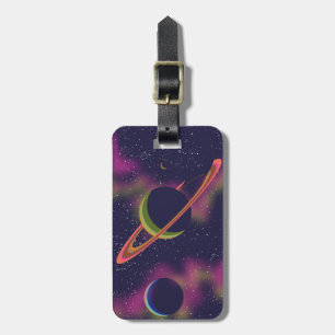 Planets and Stars Luggage Tag