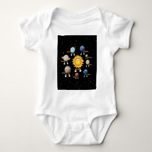 Planets and The Solar System Baby Bodysuit