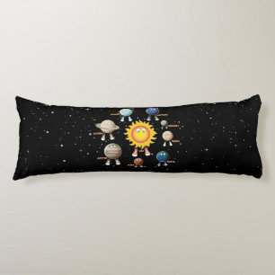Planets and The Solar System Body Pillow