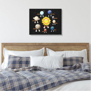 Planets and The Solar System Canvas Print