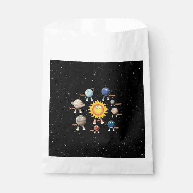 Planets and The Solar System  Favour Bag (Front)