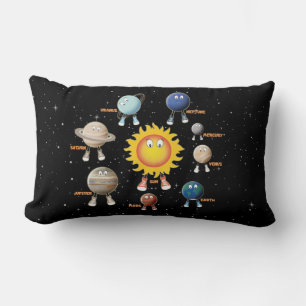 Planets and The Solar System Lumbar Pillow