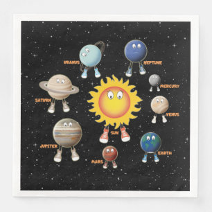 Planets and The Solar System Napkin