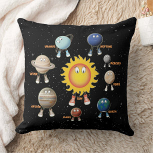 Planets and The Solar System Throw Pillow