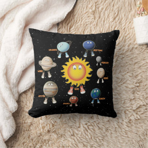 Planets and The Solar System Throw Pillow