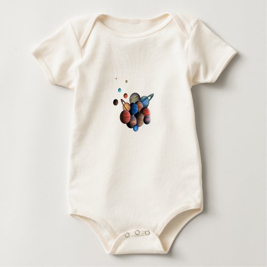Planets Baby Bodysuit