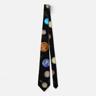 Planets Neck Tie