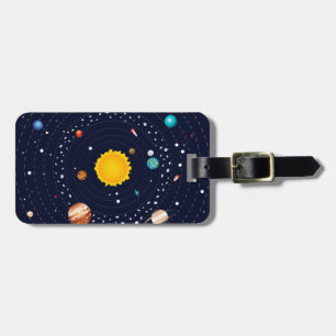 Planets of Solar System Luggage Tag
