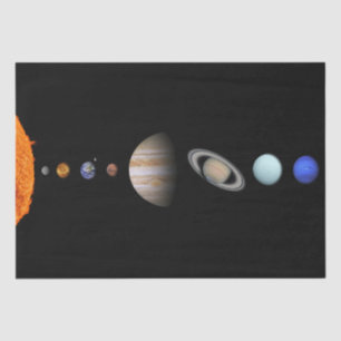 PLANETS OF THE SOLAR SYSTEM 20” Wrapping Tissue Paper