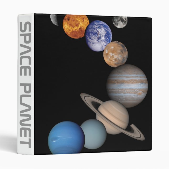 Planets of the solar system binder (Front/Spine)