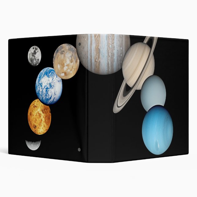 Planets of the solar system (Colour Changeable)  Binder (Background)