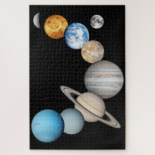Planets of the solar system (Colour Changeable) Jigsaw Puzzle