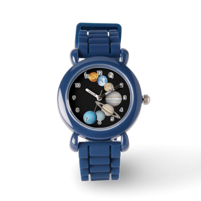 Planets of the solar system (Colour Changeable) Watch (Front)